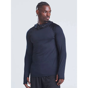 Felpa Mens Cool Cowl Neck Top - personalizzabile con logo