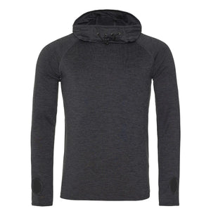 Felpa Mens Cool Cowl Neck Top nero / S - personalizzabile con logo