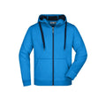 Felpa Mens Doubleface azzurro / S - personalizzabile con logo