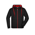 Felpa Mens Doubleface black/red / S - personalizzabile con logo