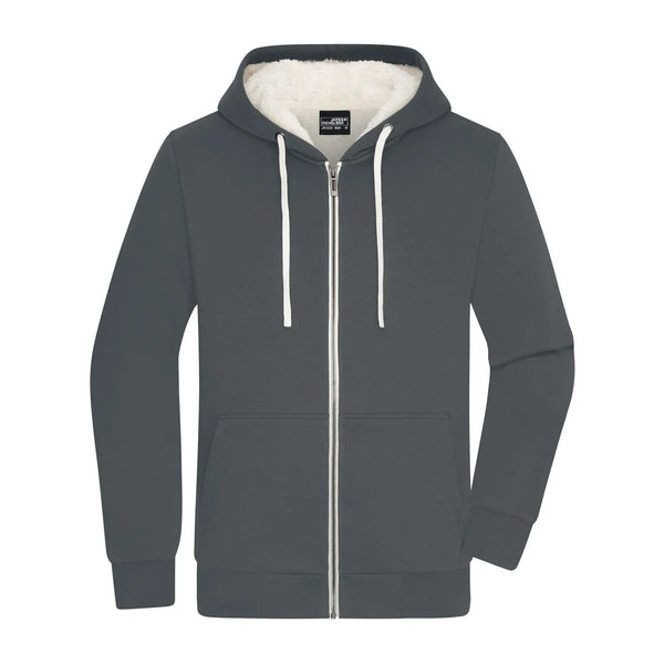 Felpa Mens Doubleface grigio / S - personalizzabile con logo