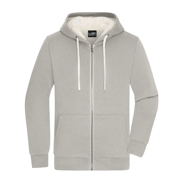 Felpa Mens Doubleface light-melange/nature / S - personalizzabile con logo