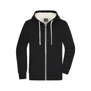 Felpa Mens Doubleface nero / S - personalizzabile con logo