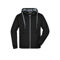 Felpa Mens Doubleface nero / S - personalizzabile con logo