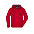 Felpa Mens Doubleface rosso / S - personalizzabile con logo