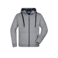 Felpa Mens Doubleface sports-grey/navy / S - personalizzabile con logo