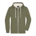 Felpa Mens Doubleface verde / S - personalizzabile con logo