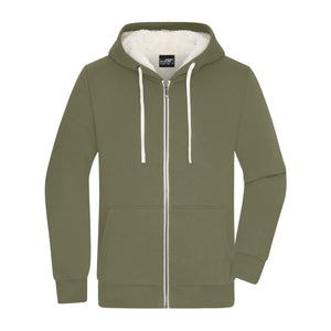 Felpa Mens Doubleface verde / S - personalizzabile con logo