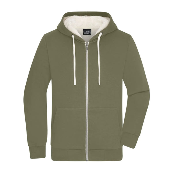 Felpa Mens Doubleface verde / S - personalizzabile con logo