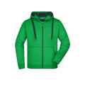 Felpa Mens Doubleface verde / S - personalizzabile con logo