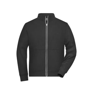 Felpa Mens Doubleface Work - Solid nero / XS - personalizzabile con logo