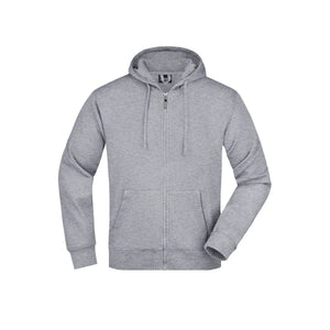 Felpa Mens grigio / S - personalizzabile con logo