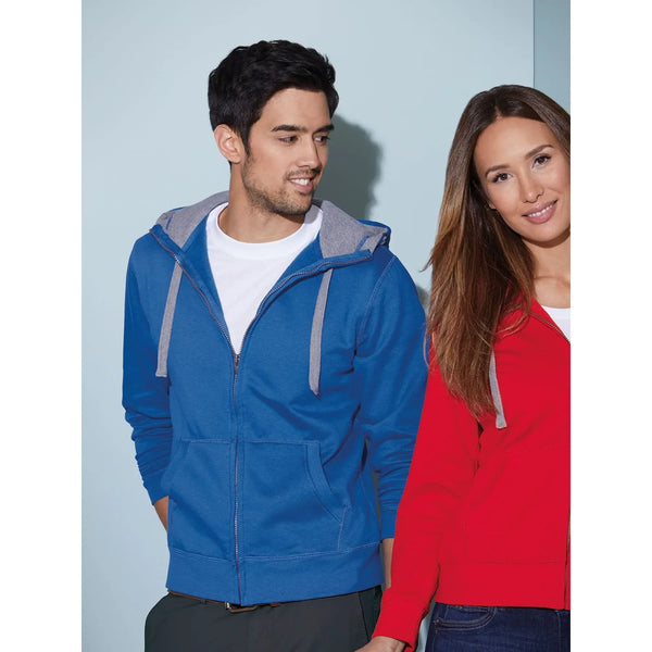 Felpa Mens Lifestyle Zip-cappuccio - personalizzabile con logo