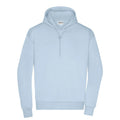 Felpa Mens Lounge cappuccio azzurro / S - personalizzabile con logo