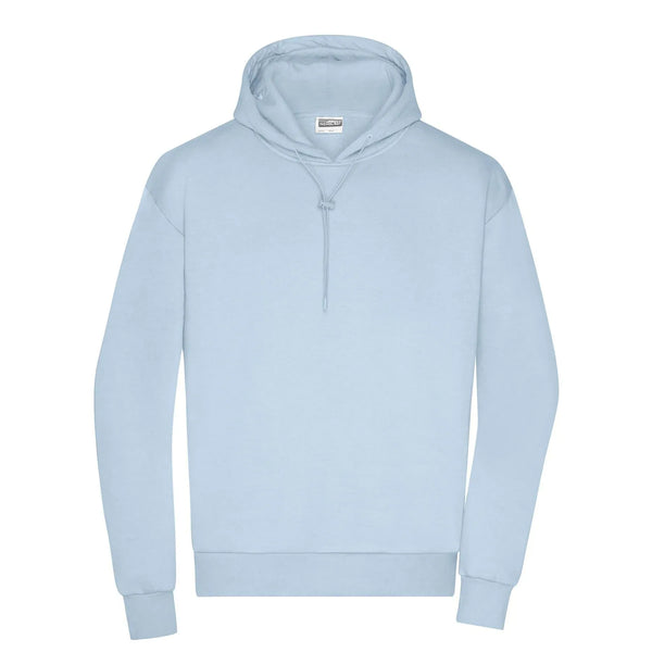 Felpa Mens Lounge cappuccio azzurro / S - personalizzabile con logo