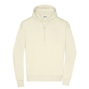 Felpa Mens Lounge cappuccio beige / S - personalizzabile con logo