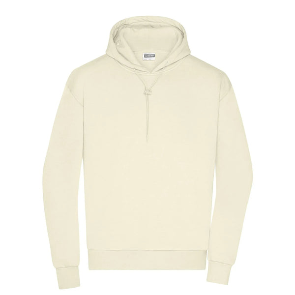 Felpa Mens Lounge cappuccio beige / S - personalizzabile con logo