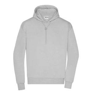 Felpa Mens Lounge cappuccio soft-grey / S - personalizzabile con logo