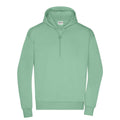 Felpa Mens Lounge cappuccio verde / S - personalizzabile con logo