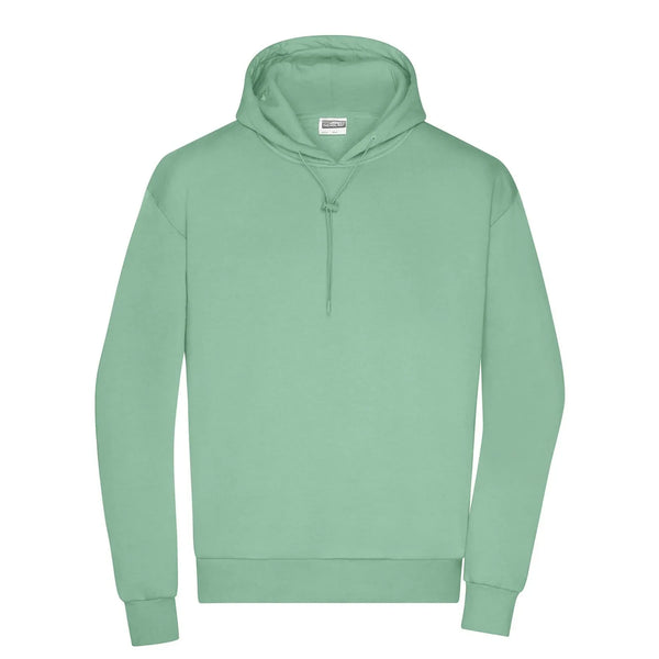 Felpa Mens Lounge cappuccio verde / S - personalizzabile con logo