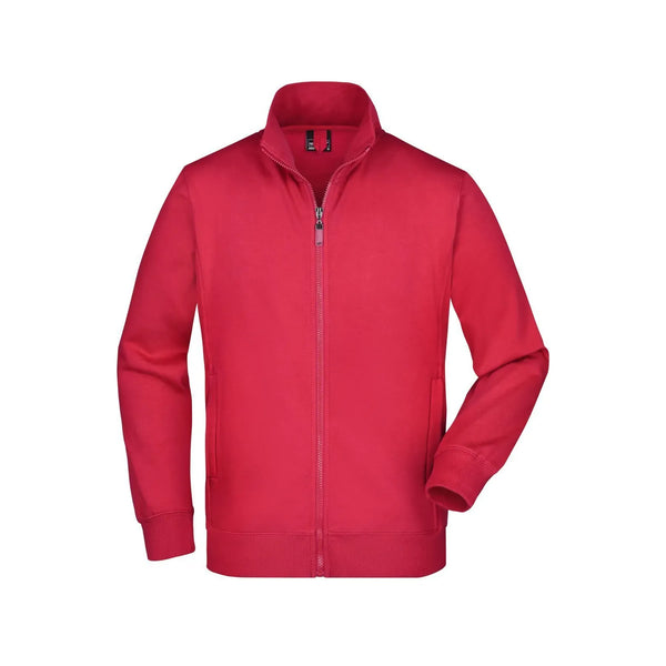 Felpa Mens rosso / S - personalizzabile con logo