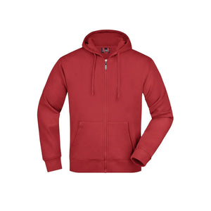 Felpa Mens rosso / S - personalizzabile con logo