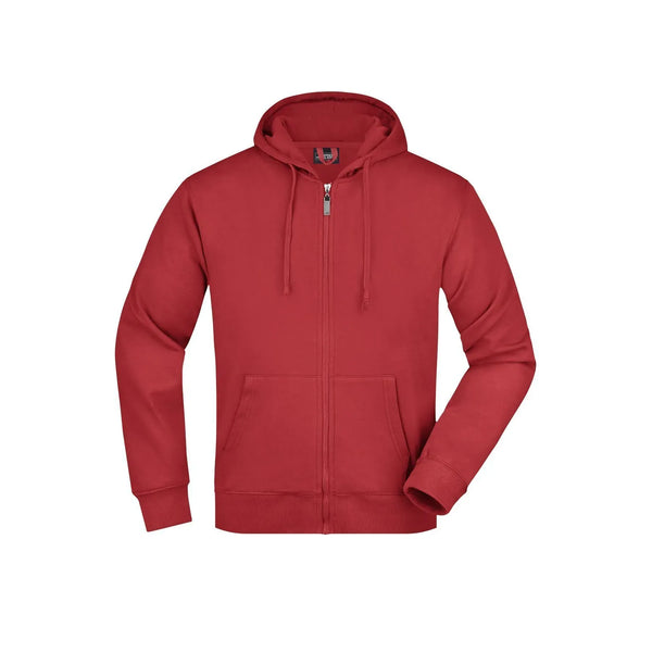 Felpa Mens rosso / S - personalizzabile con logo