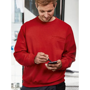Felpa Mens Round  Pocket - personalizzabile con logo