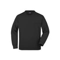 Felpa Mens Round  Pocket nero / S - personalizzabile con logo