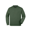 Felpa Mens Round  Pocket verde / S - personalizzabile con logo