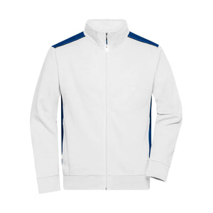Felpa Mens Workwear  - Color bianco / XS - personalizzabile con logo