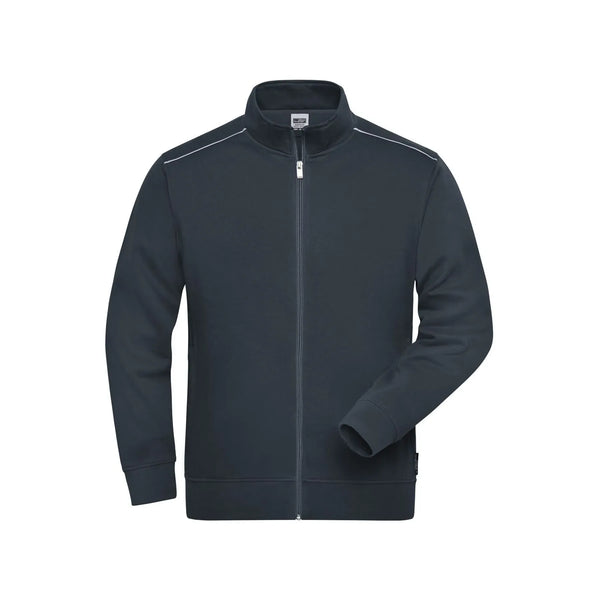 Felpa Mens Workwear - - Solid grigio / XS - personalizzabile con logo