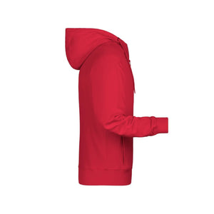 Felpa Mens Zip cappuccio - personalizzabile con logo