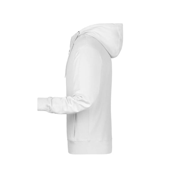 Felpa Mens Zip cappuccio - personalizzabile con logo
