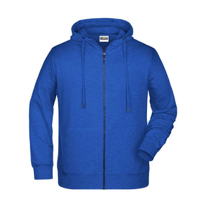Felpa Mens Zip cappuccio - personalizzabile con logo