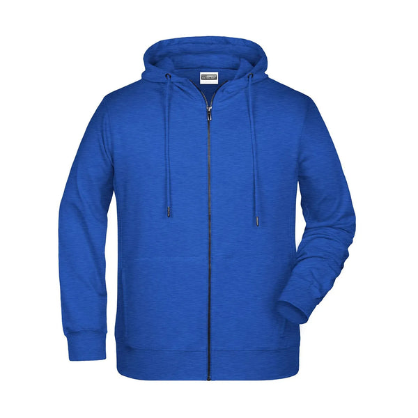 Felpa Mens Zip cappuccio - personalizzabile con logo