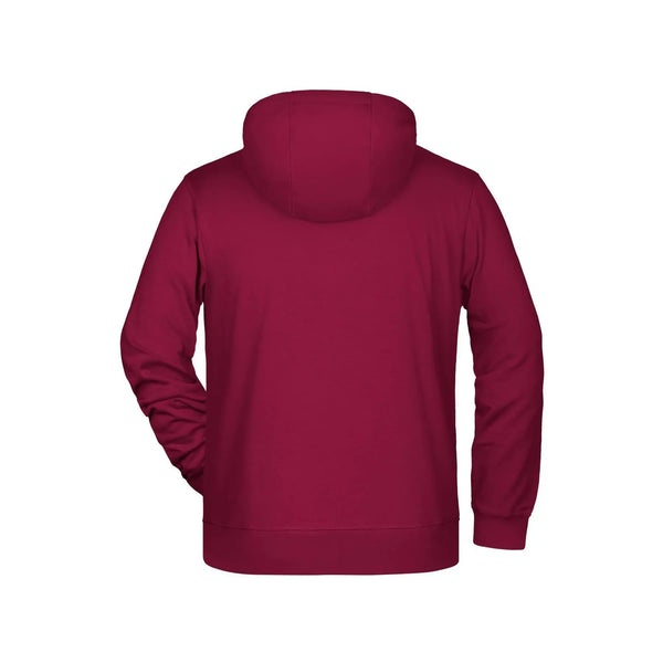 Felpa Mens Zip cappuccio - personalizzabile con logo