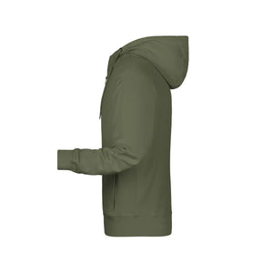 Felpa Mens Zip cappuccio - personalizzabile con logo