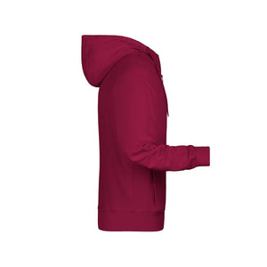Felpa Mens Zip cappuccio - personalizzabile con logo