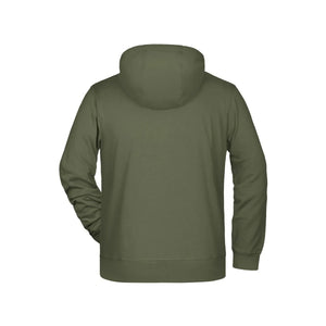 Felpa Mens Zip cappuccio - personalizzabile con logo