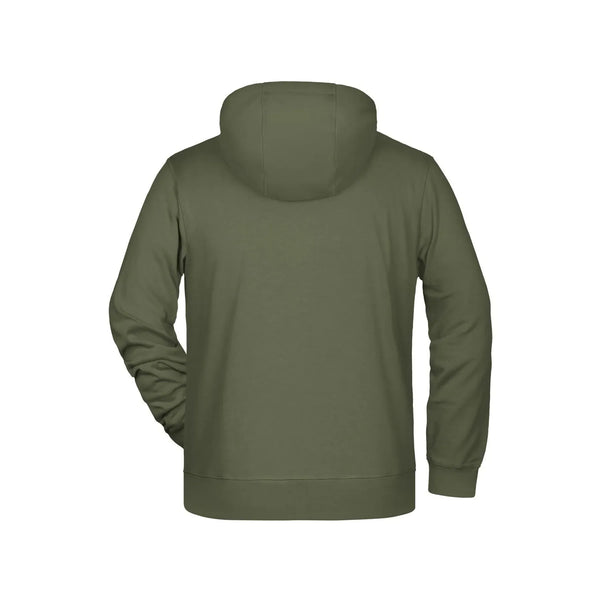 Felpa Mens Zip cappuccio - personalizzabile con logo