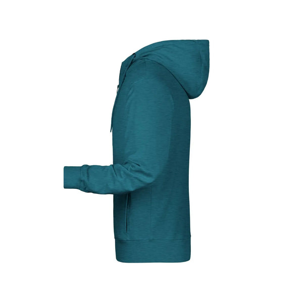 Felpa Mens Zip cappuccio - personalizzabile con logo