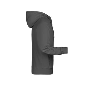 Felpa Mens Zip cappuccio - personalizzabile con logo