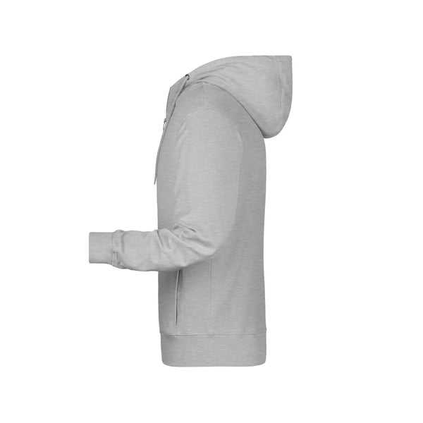 Felpa Mens Zip cappuccio - personalizzabile con logo