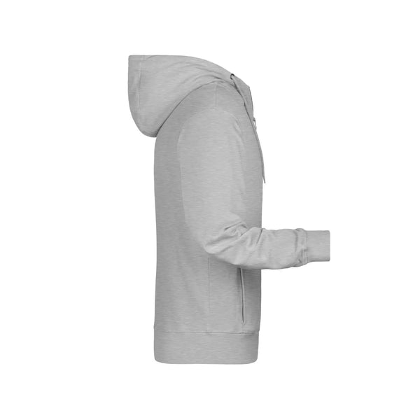 Felpa Mens Zip cappuccio - personalizzabile con logo