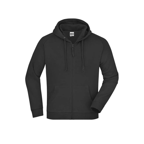 Felpa nero / S - personalizzabile con logo