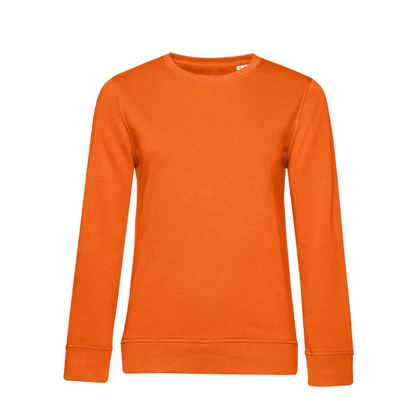 Felpa Organic 280 donna arancione / XS - personalizzabile con logo