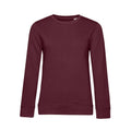 Felpa Organic 280 donna bordeaux / XS - personalizzabile con logo