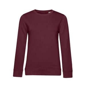 Felpa Organic 280 donna bordeaux / XS - personalizzabile con logo