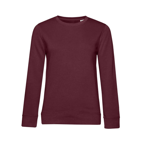 Felpa Organic 280 donna bordeaux / XS - personalizzabile con logo